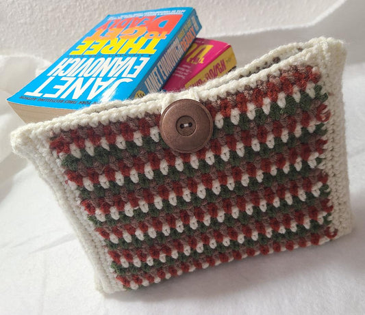 Handmade Crocheted Book Cover/Protector