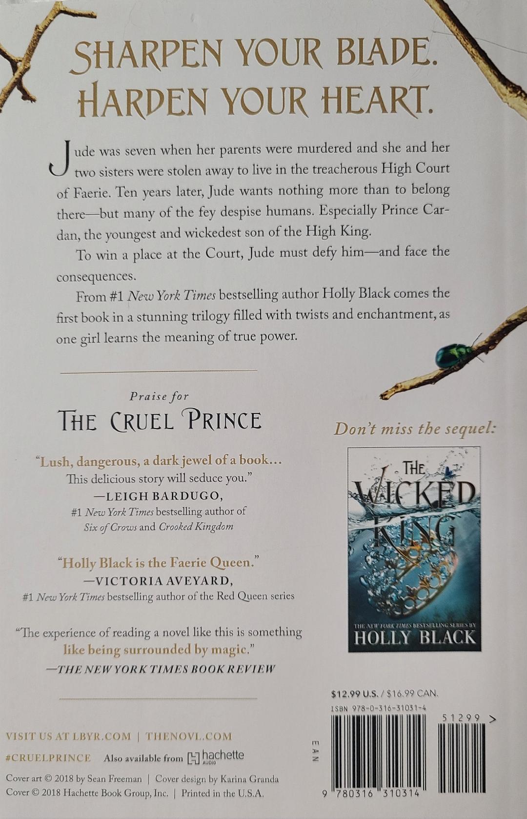 New/Discount The Cruel Prince By: Holly Black